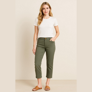 Market and Spruce low-waisted sage green pants, size 8P, NWT